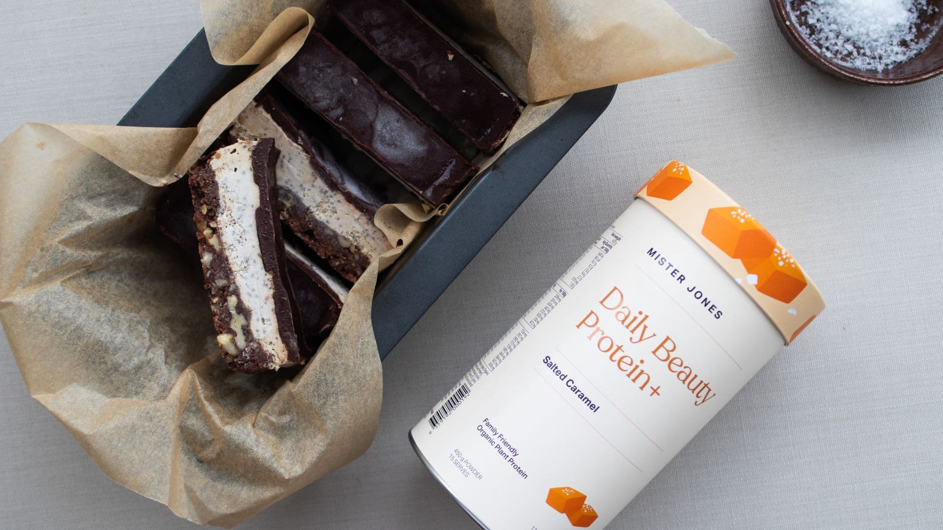 Salted Caramel Protein Bars