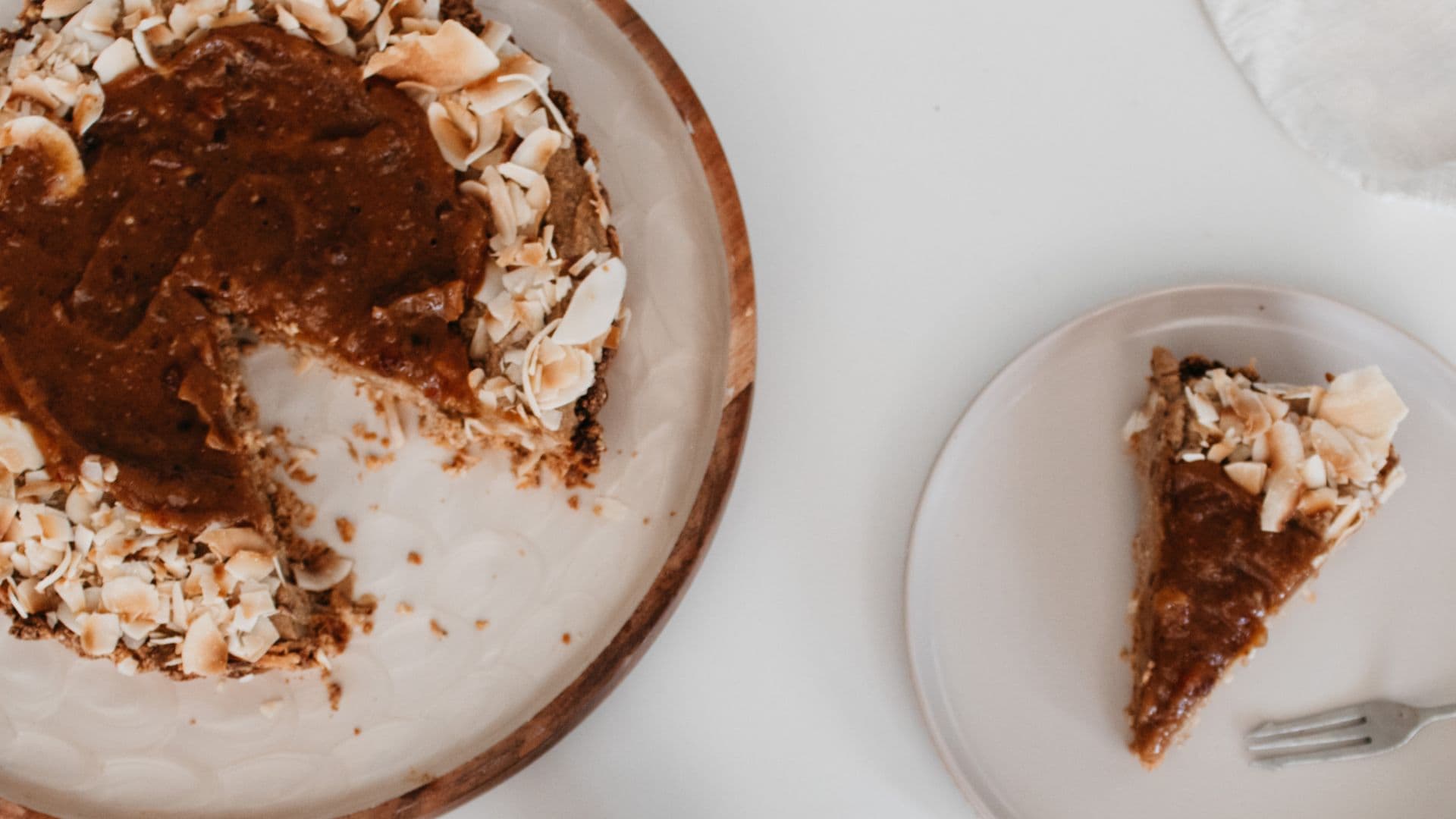 Salted Caramel Protein Tart