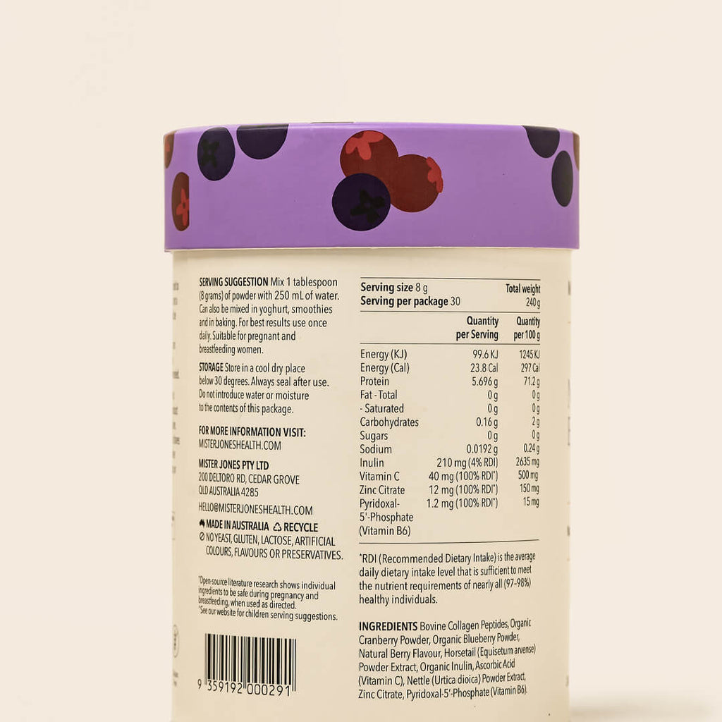 Bovine Collagen Natural Berry