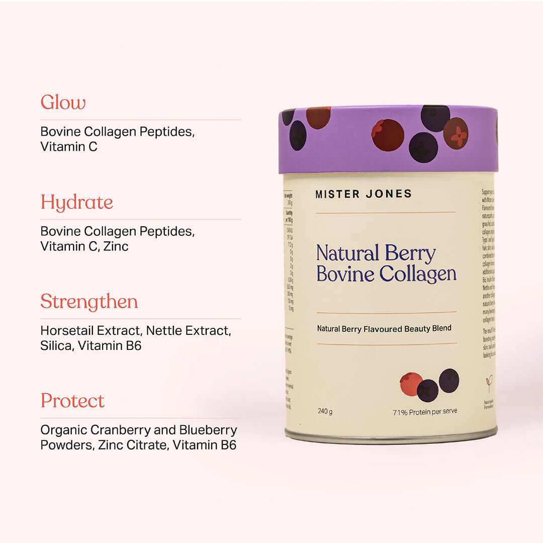 Bovine Collagen Natural Berry