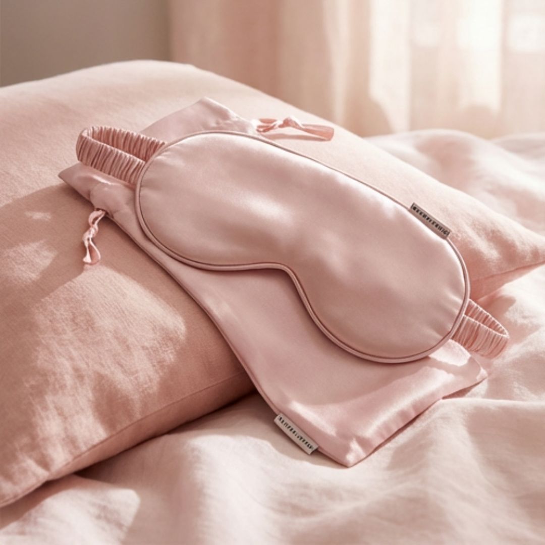 Hyaluronic Acid Infused Silk Eye Mask