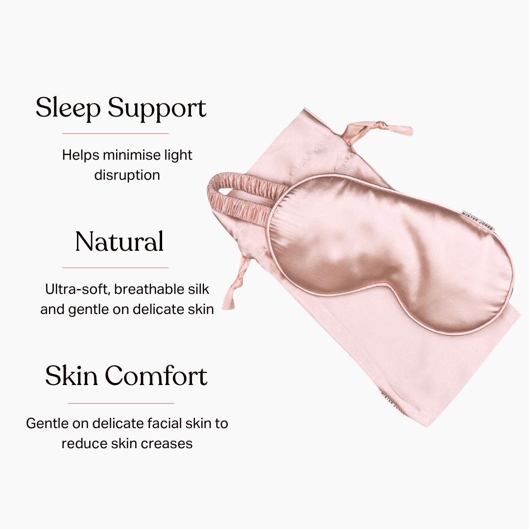 Hyaluronic Acid Infused Silk Eye Mask